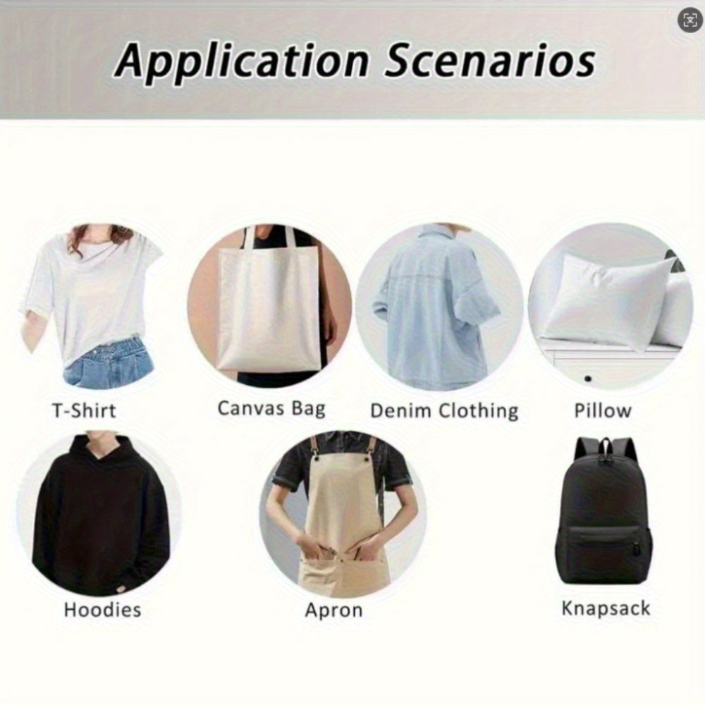 Independence Day Patriotic Theme Iron-On Film - Red, White and Blue Stripe Retro Design Heat Transfer Stickers for DIY T-shirts, Sweatshirts, Jeans, Hoodies, Bags, Pillows, Vintage Baseball Caps - Easy To Iron Craft Supplies