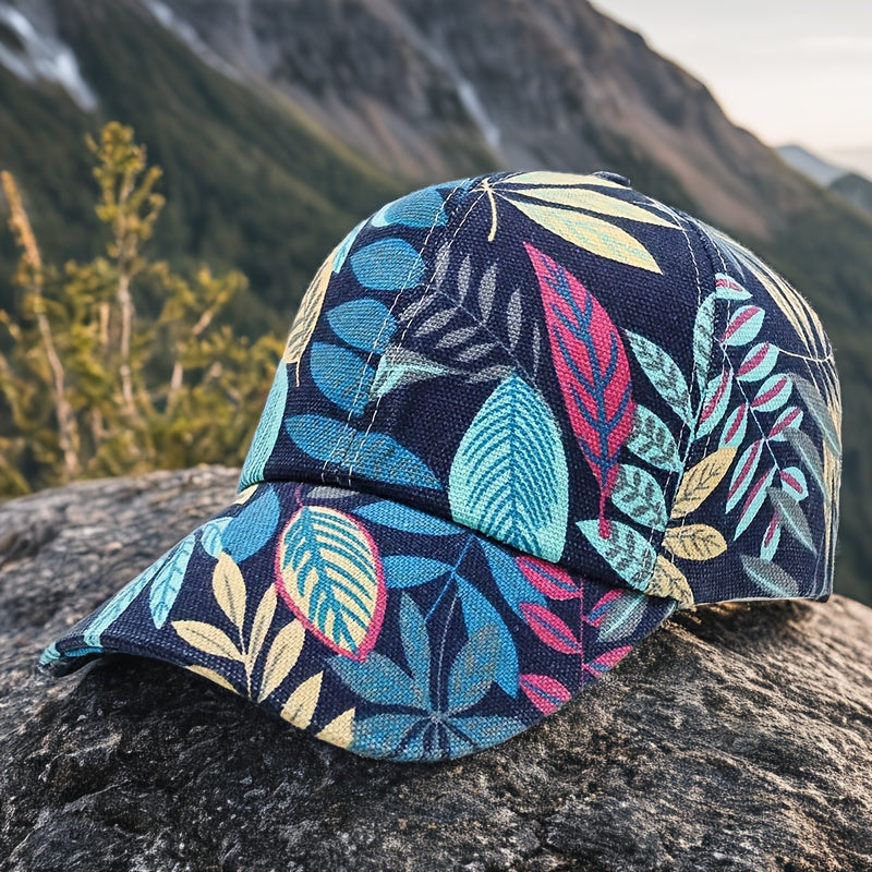 Spring And Summer Hats, Colorful Maple Leaf Hats Men'S And Women'S Caps Baseball Caps, Casual Outdoor And Sports Windproof Sun Protection Hats