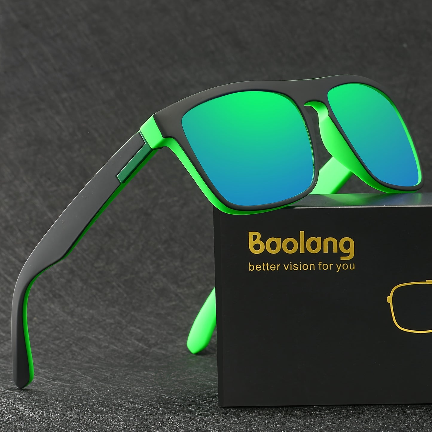 Baolang Elite - Premium Square Polarized Sunglasses with Cool Fantasy Design, Ideal for Men and Women, Casual, Business, Outdoor, Sports, Party, Vacation, Travel, Driving, Fishing, and Photo Prop - Perfect Gift Choice for Fri