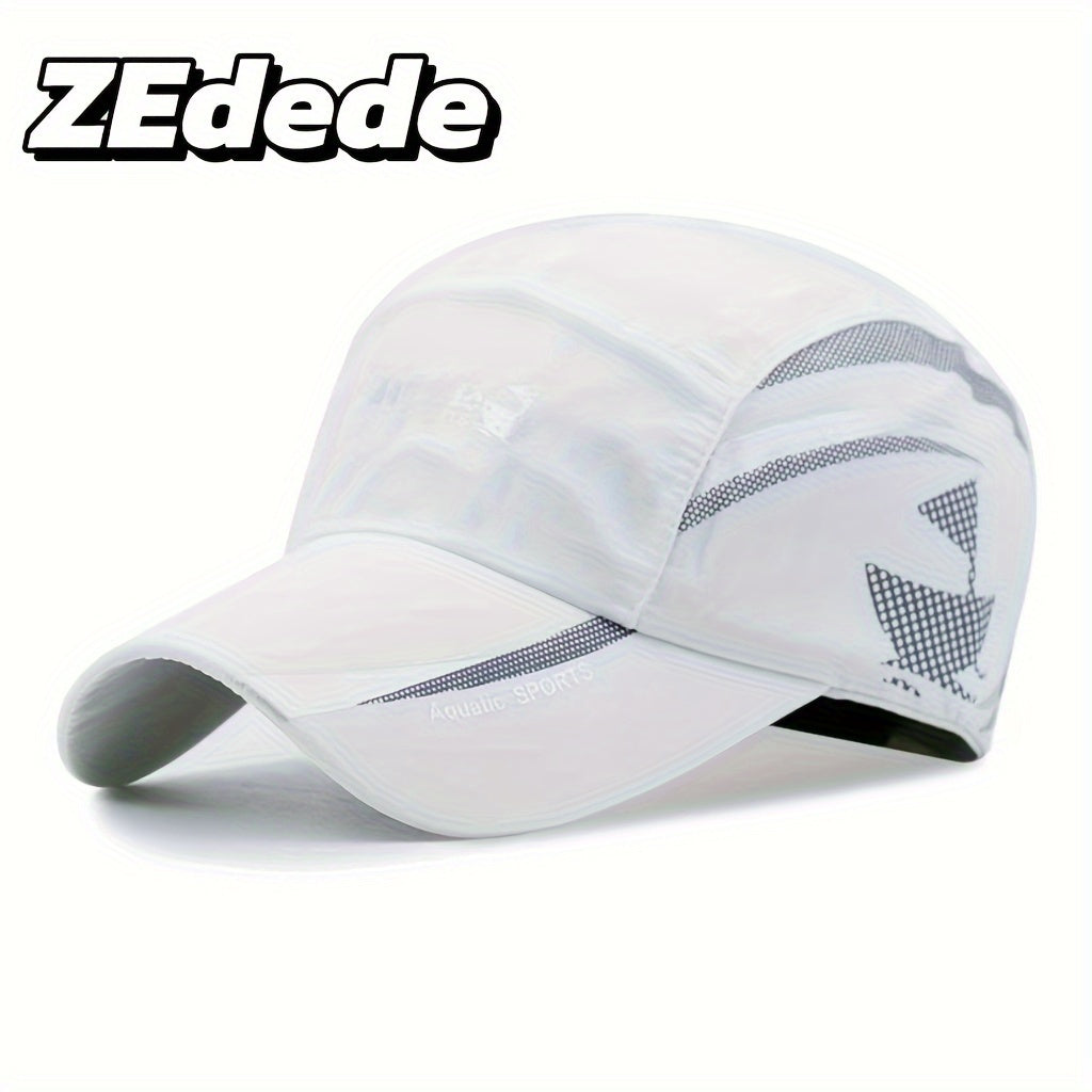ZEdeede 2-Pack Baseball Caps: Ultra-Fast Drying, Adjustable, Breathable, Perfect for Active Outdoor Activities - Fishing, Hiking, Camping, and More