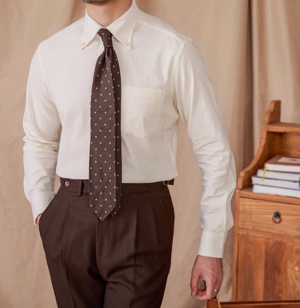 Cotton Corduroy Long-sleeved Shirt American Japanese Style