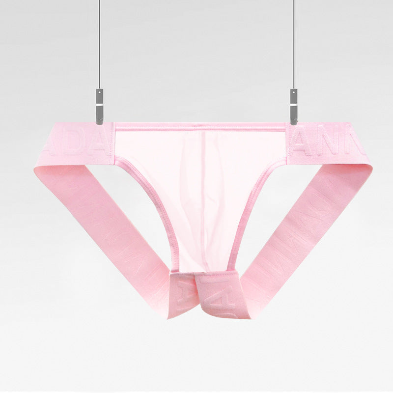 Transparent Mesh Fashion Relievo Pattern Belt T-back