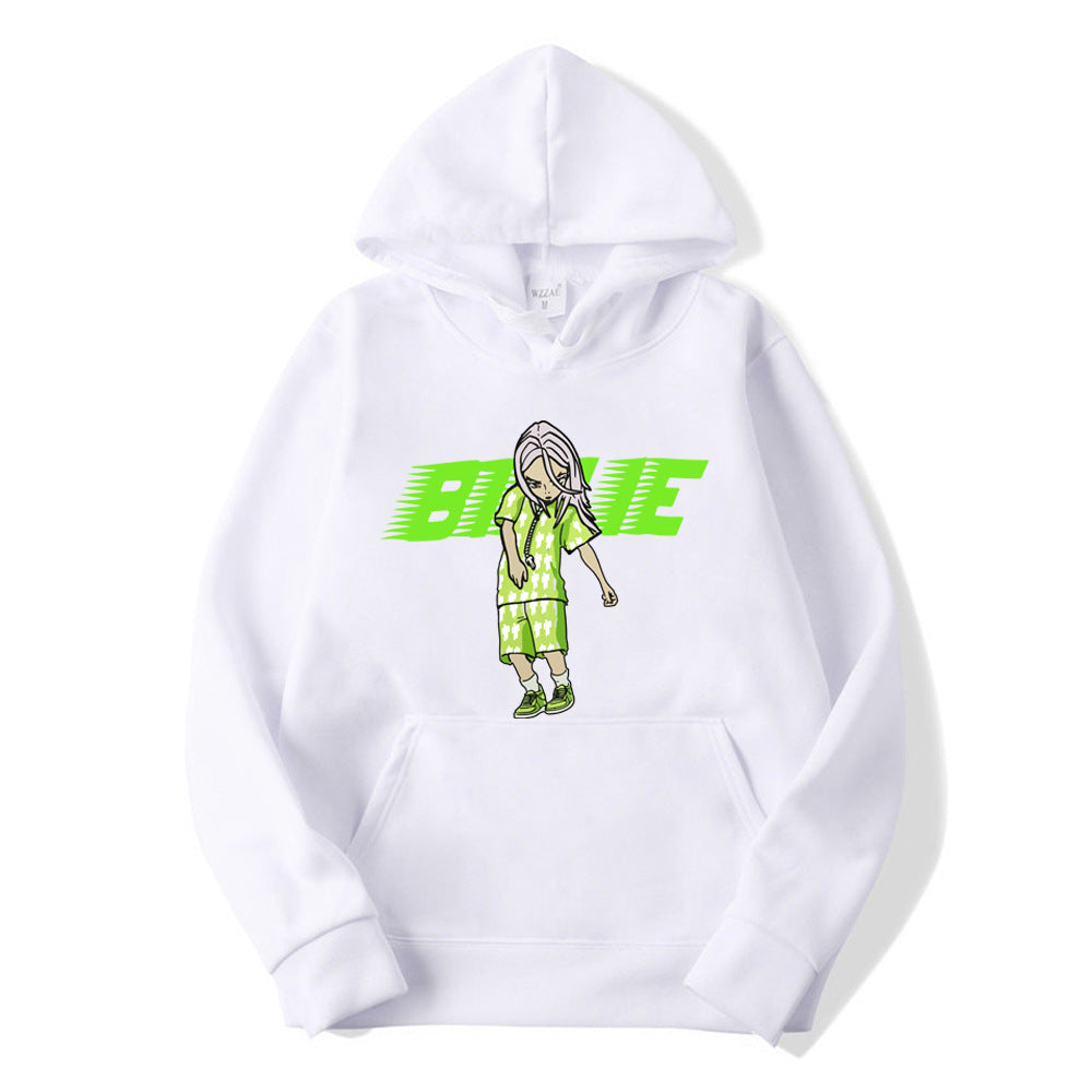 Fleece hooded men and women sweater