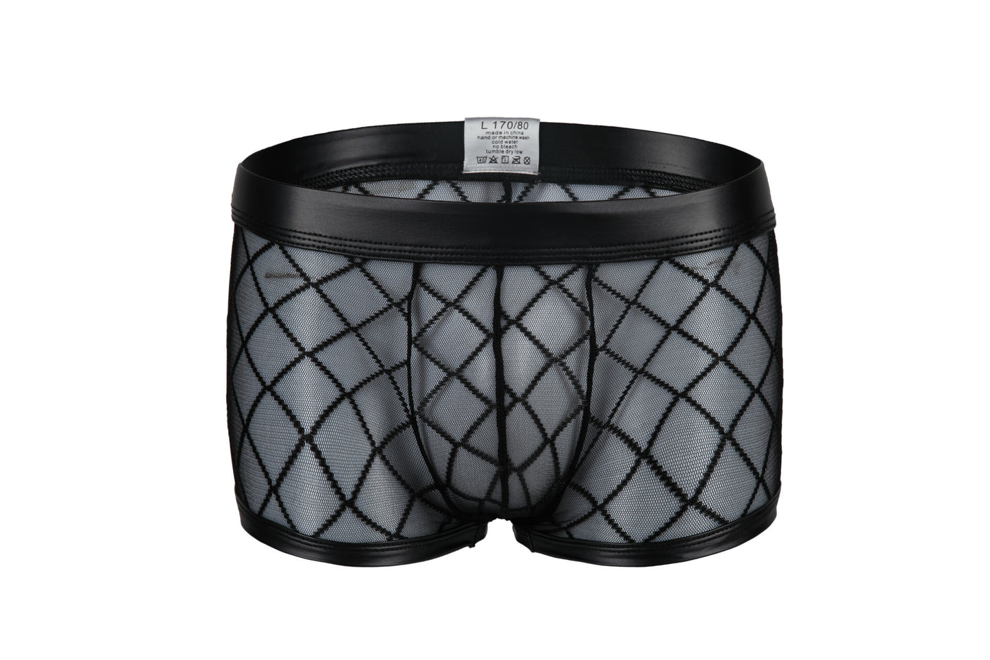 Sexy Men's Diamond Large Mesh Mesh Men's Bar Underwear