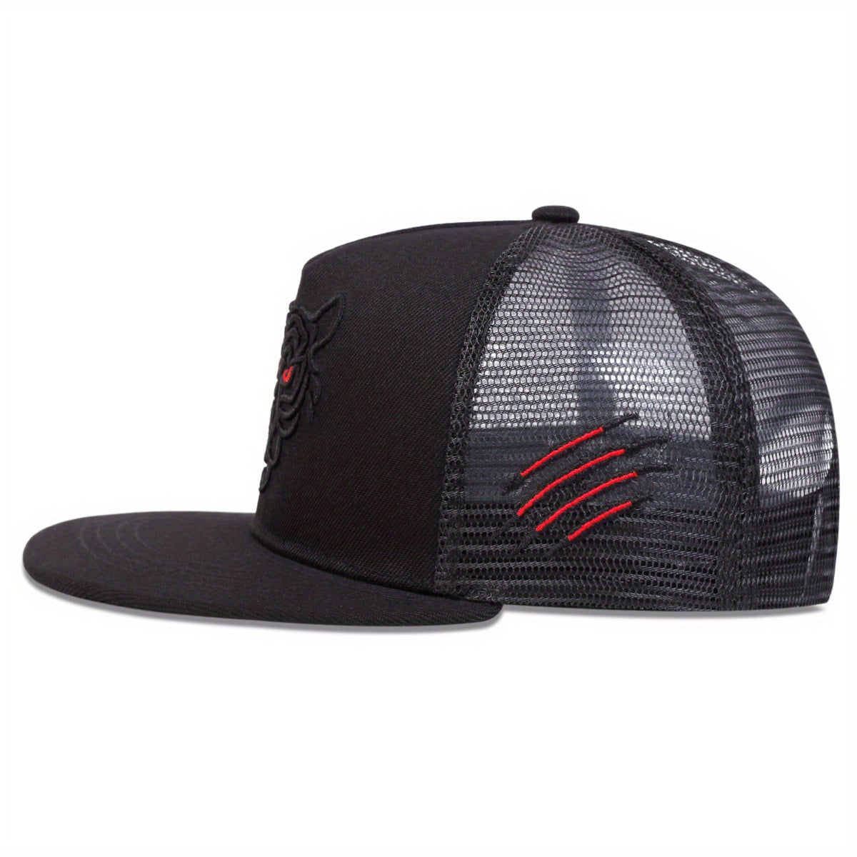 1pc Men's Animal Tiger Head Baseball Caps, Hip Hop Adjustable Hat, Suitable For Spring And Autumn, Travel, Seaside, Vacation, Outdoor