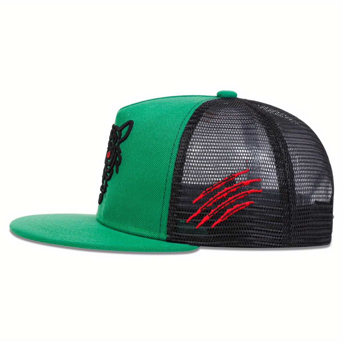 1pc Men's Animal Tiger Head Baseball Caps, Hip Hop Adjustable Hat, Suitable For Spring And Autumn, Travel, Seaside, Vacation, Outdoor