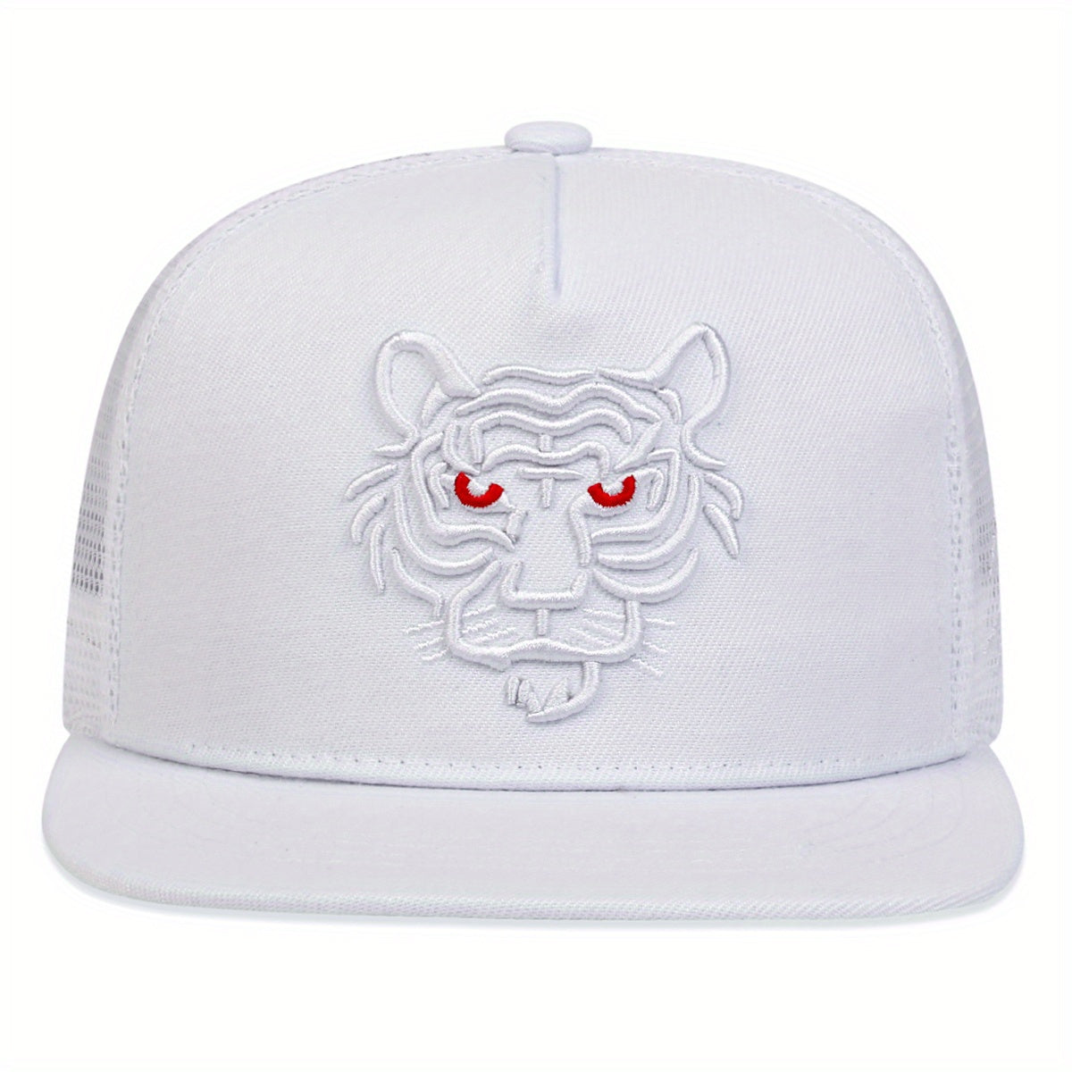 1pc Men's Animal Tiger Head Baseball Caps, Hip Hop Adjustable Hat, Suitable For Spring And Autumn, Travel, Seaside, Vacation, Outdoor