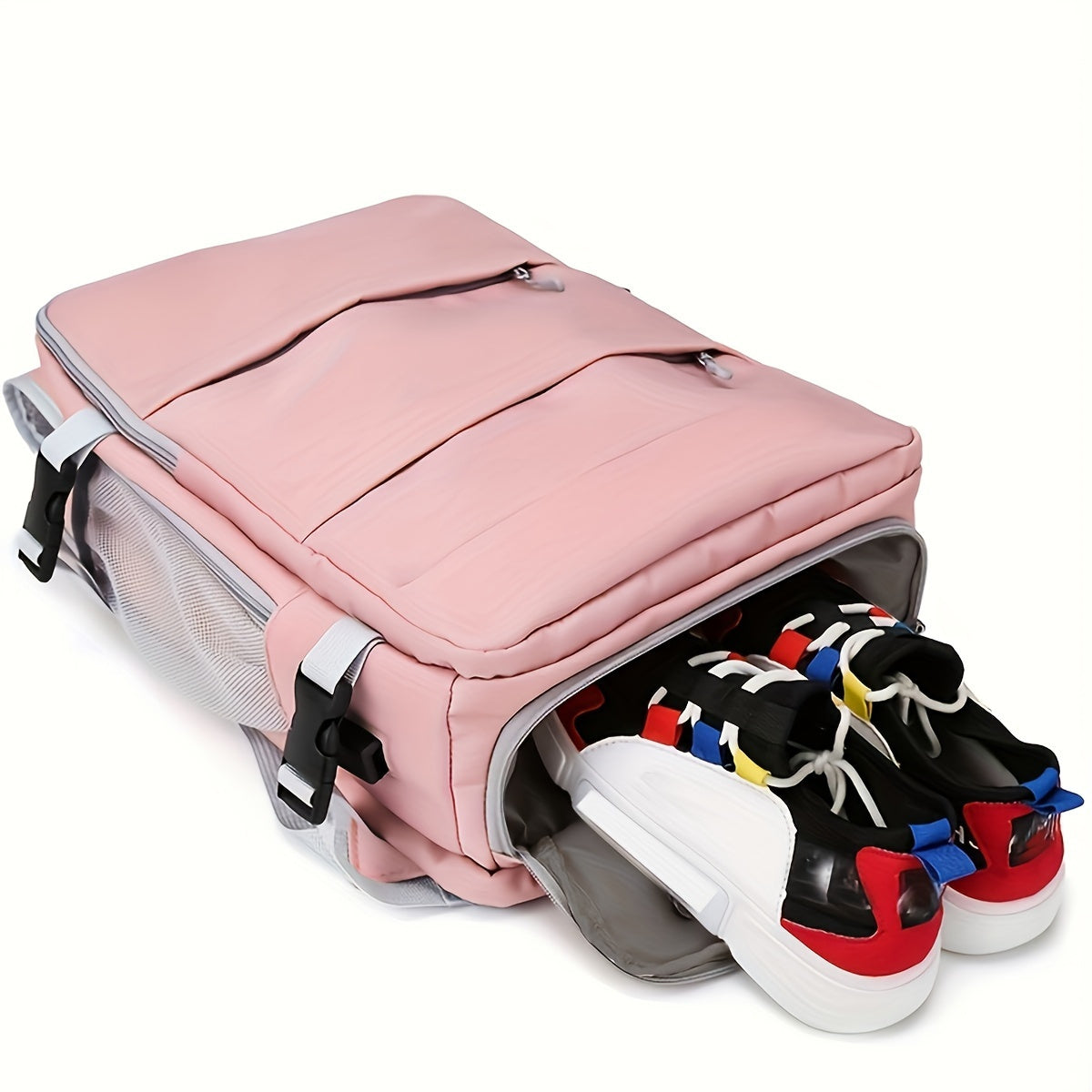 Expandable Travel Bag with Extra-Large Capacity, Women's Backpack, Lightweight Luggage for Business Trips, Suitable for Commuting and Office Use