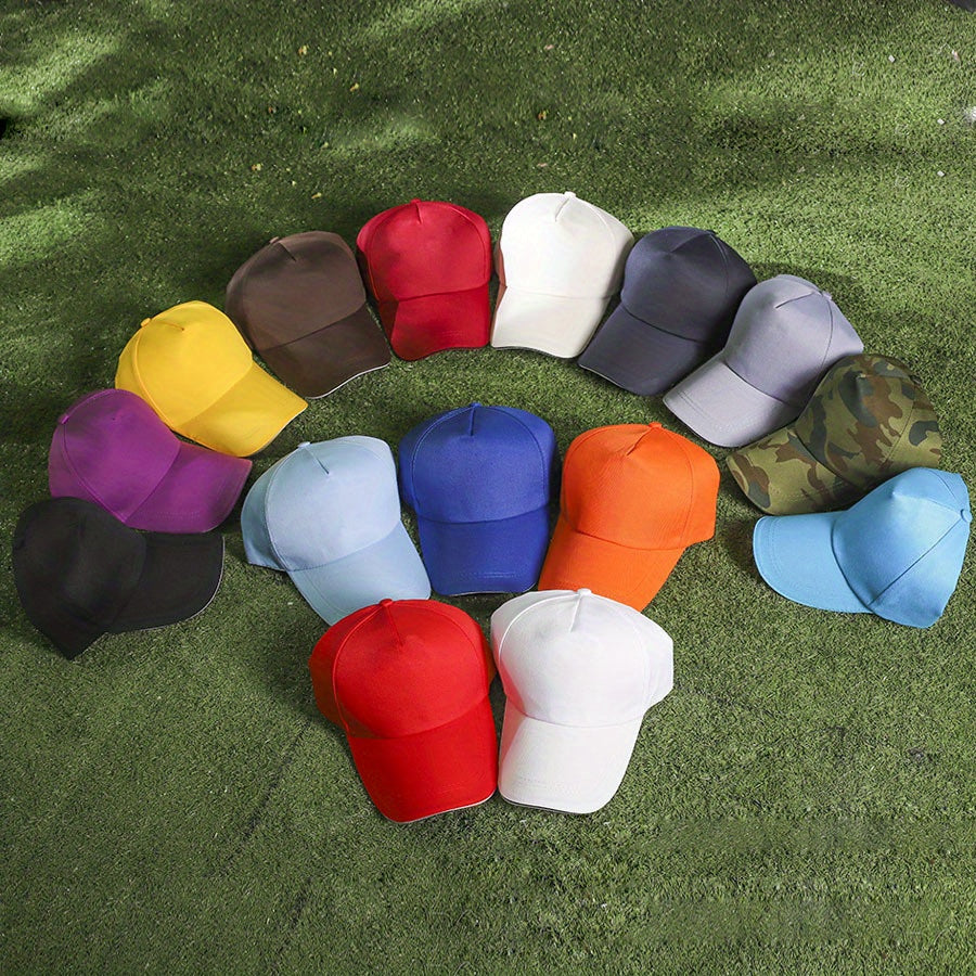 10pcs Breathable Baseball Caps - Adjustable, Lightweight & Perfect for Sports & Casual Attire
