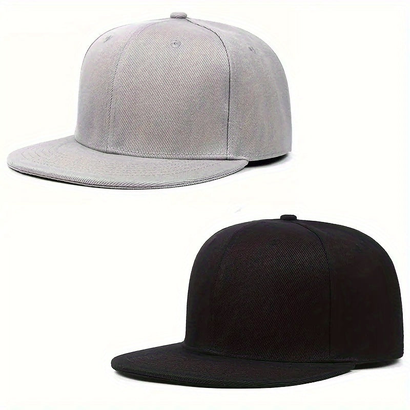 2PCS Embroidery Baseball Caps For Men Fashion Hip Hop Snapback Hat