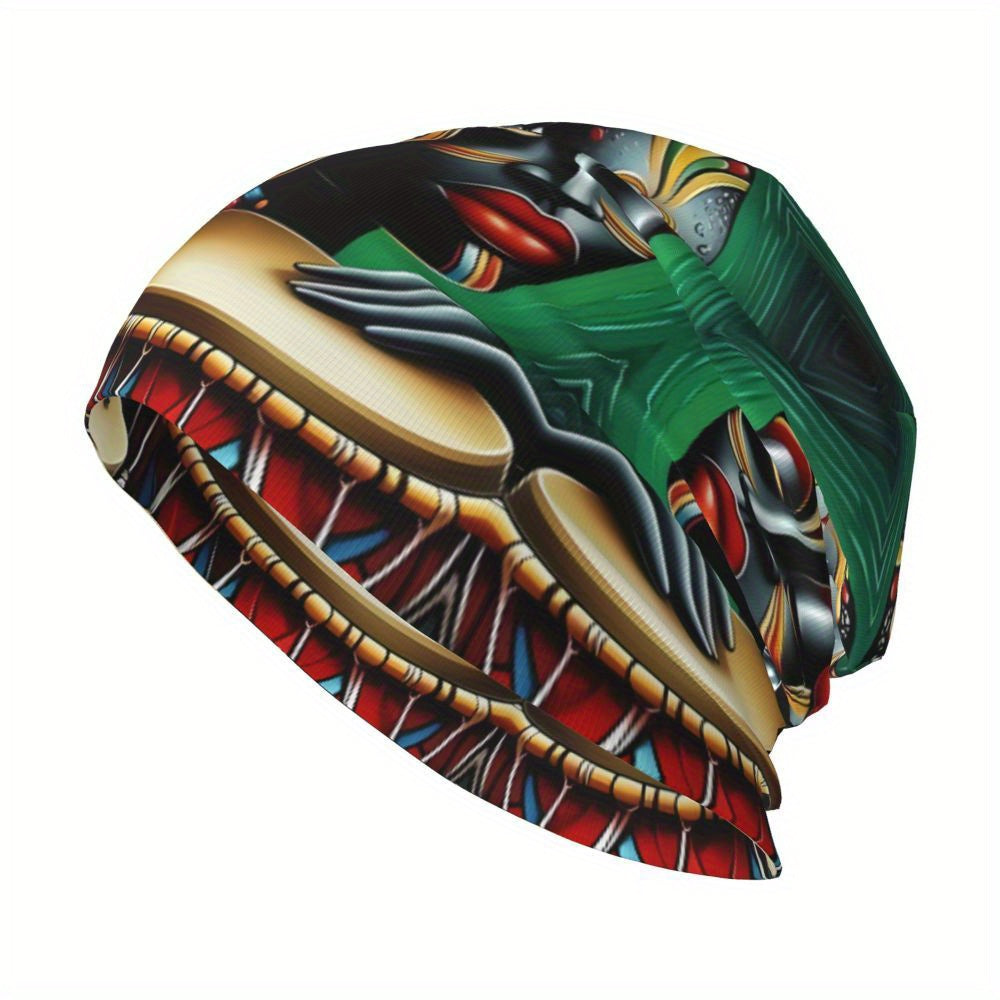 [Popular Choice] Fashionable African Beanies for Men and Women, Knit Polyester Bonnet Caps with Stretch - Biihudu Brand, Hat, Caps