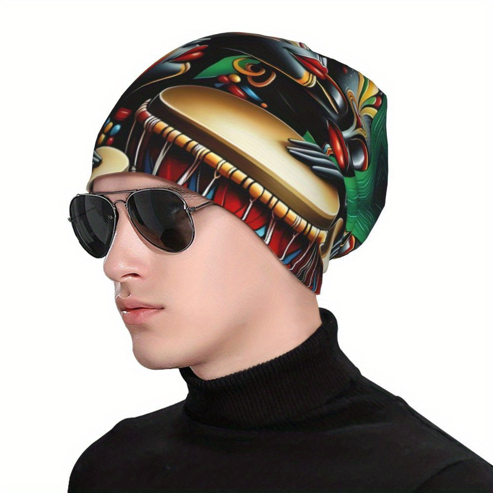 [Popular Choice] Fashionable African Beanies for Men and Women, Knit Polyester Bonnet Caps with Stretch - Biihudu Brand, Hat, Caps