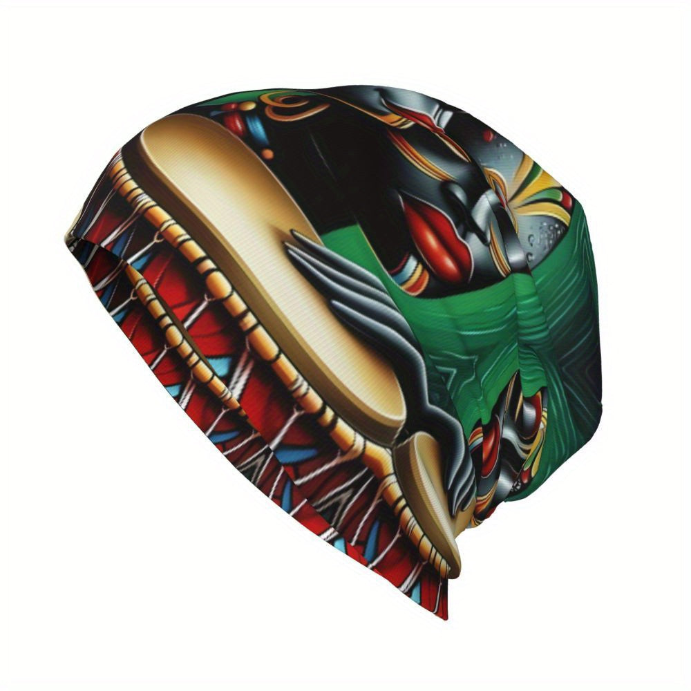 [Popular Choice] Fashionable African Beanies for Men and Women, Knit Polyester Bonnet Caps with Stretch - Biihudu Brand, Hat, Caps