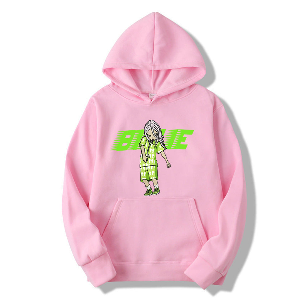 Fleece hooded men and women sweater