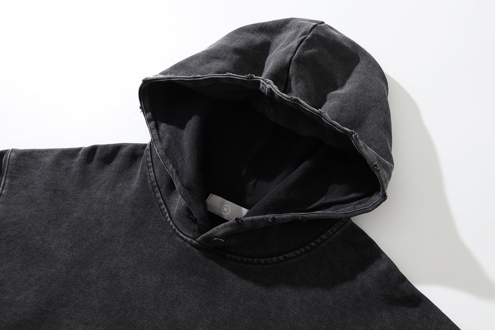 Distressed Hooded Sweater For Men