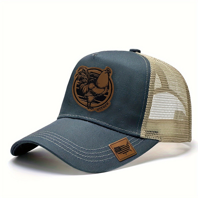 New fashion trend rooster pattern cap trucker hat hats snapback hats for men and women for summer baseball caps flat brimmed cap duck tongue cap travel daily sunscreen cap hats golf cubs party available outdoor sports