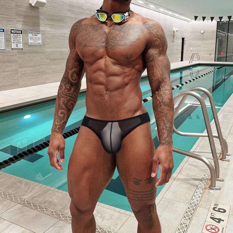 Transparent Mesh Fashion Relievo Pattern Belt T-back