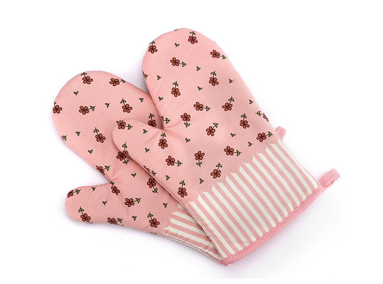 Cute Color Hand Guard Cotton High Temperature Heat Insulation Gloves