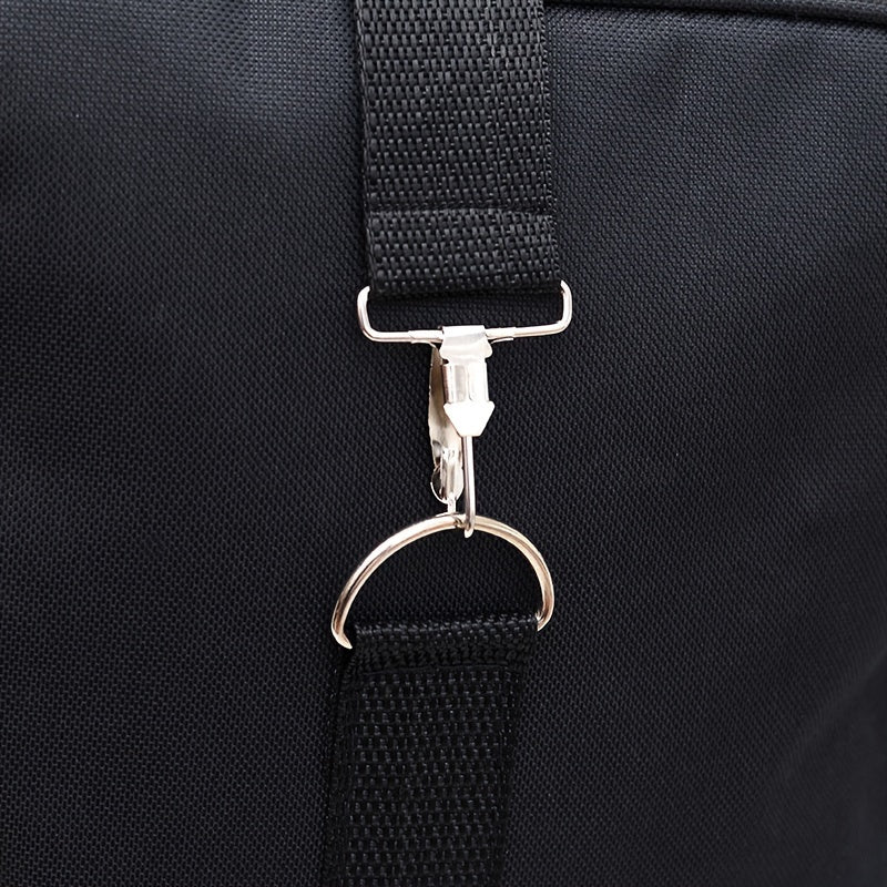 Extra Large Capacity Sports Duffel Bag, Durable Oxford Cloth Travel Bag with Positioning Printing, European and American Style, Baigou Produced, Hand Washable - Unisex Shoulder and Hand Carry Luggage for Short Business Trips