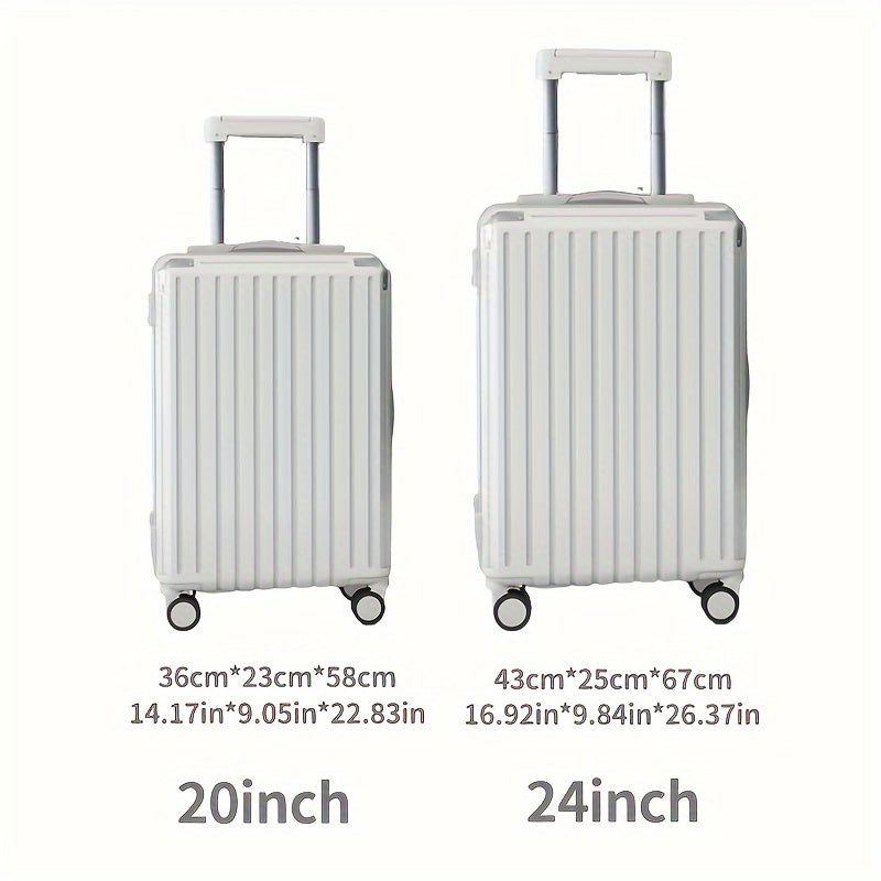 Expandable Luggage With Retractable Handle, TSA Lock, USB Charging, ABS+PC Material, Aluminum Frame, Multi-Functional Travel Bag