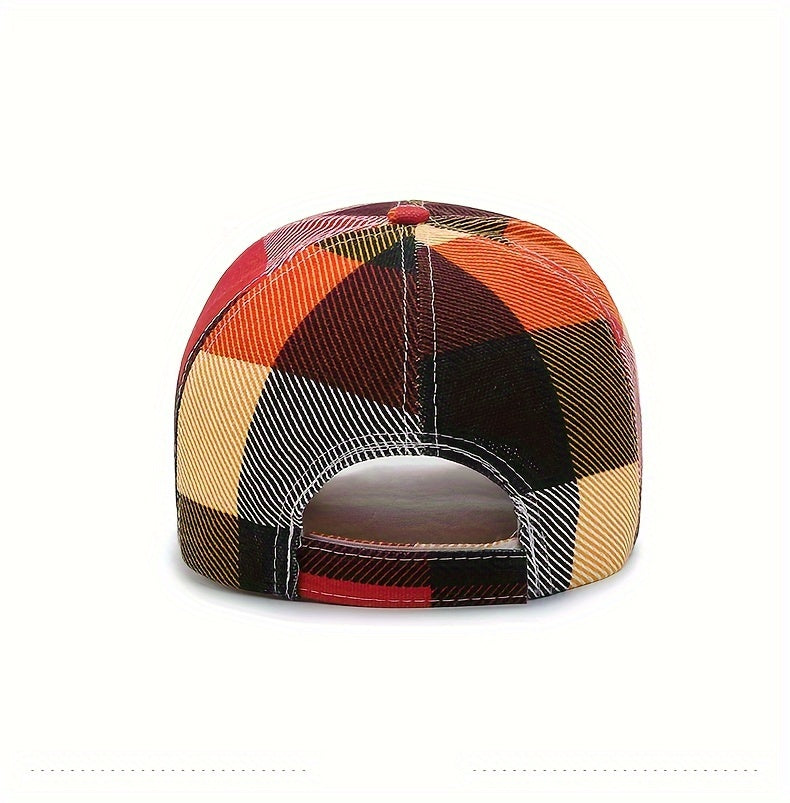 1Pc Stylish Splicing Colors Baseball Caps For Women Men Personalized Versatile Street Trendy Sunscreen Hat Four Seasons Universal Casual Snapback Hats, Ideal Choice For Gift