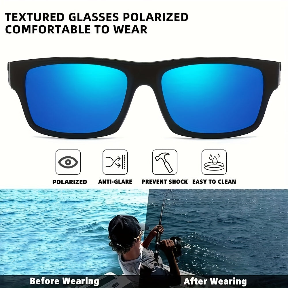 Baolang, Fantasy Exquisite Classic Square Polarized Sunglasses, For Men Women Casual Business Outdoor Sports Party Vacation Travel Driving Fishing Supply Photo Prop, Ideal Choice For Gift