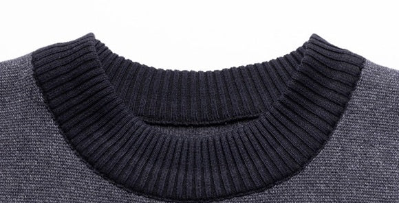 Autumn Men's Thick Knitted Sweaters For Middle-aged
