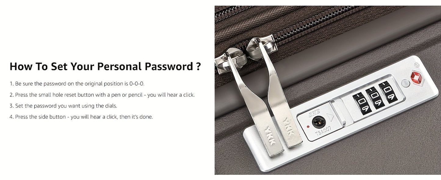 Somago Expandable Luggage Sets (20/24/28) 3 Pieces Travel Suitcases Hardside Polypropylene Material Lightweight Suitcase Set With Spinner Wheels YKK Zippers TSA Lock With 6 Pcs Packing Cube