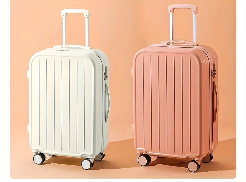 2pcs Hard Shell Luggage Set With ABS+PC Material, Simple And Classic Design Suitcase