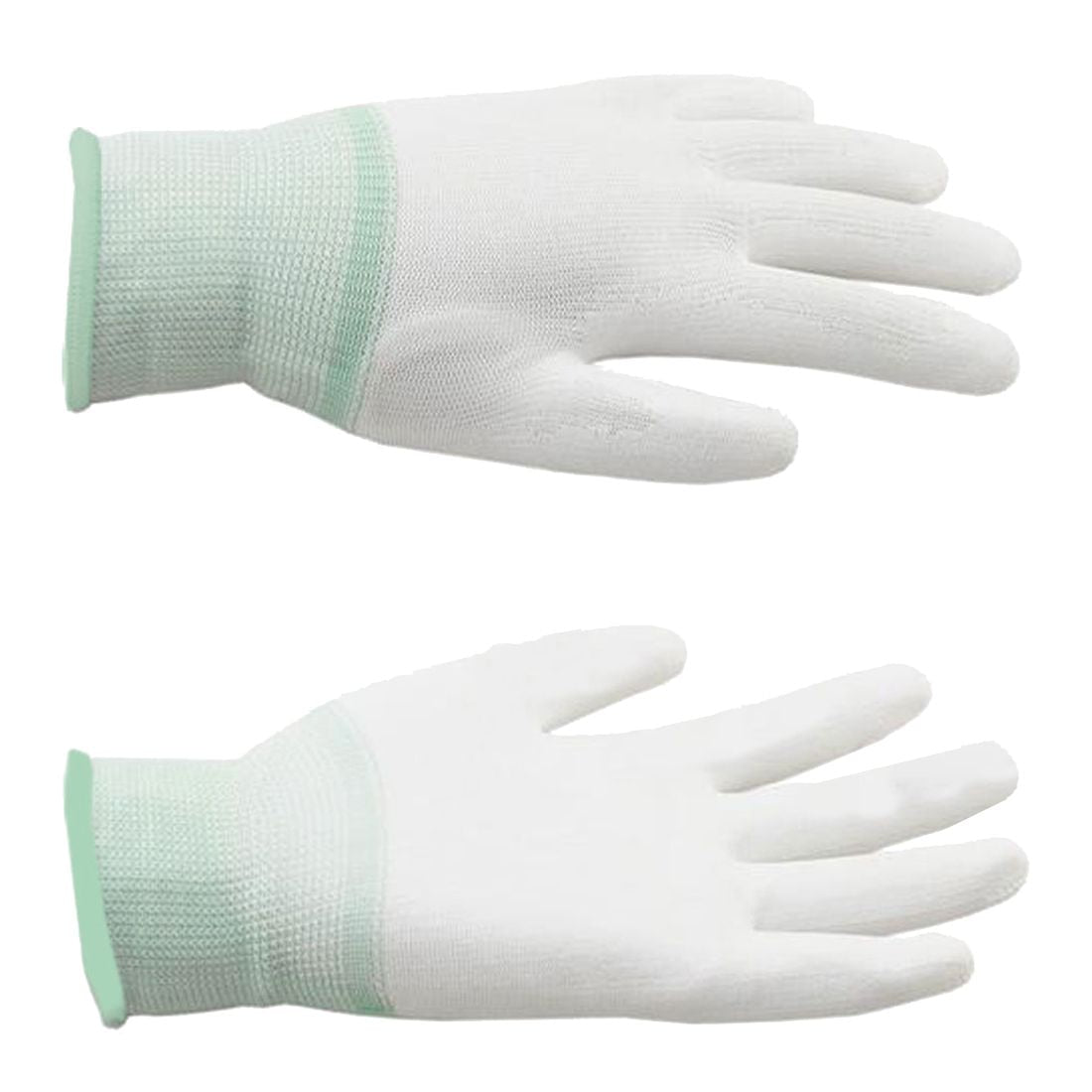 White Breathable Hand Fitted Labor Protection Gloves