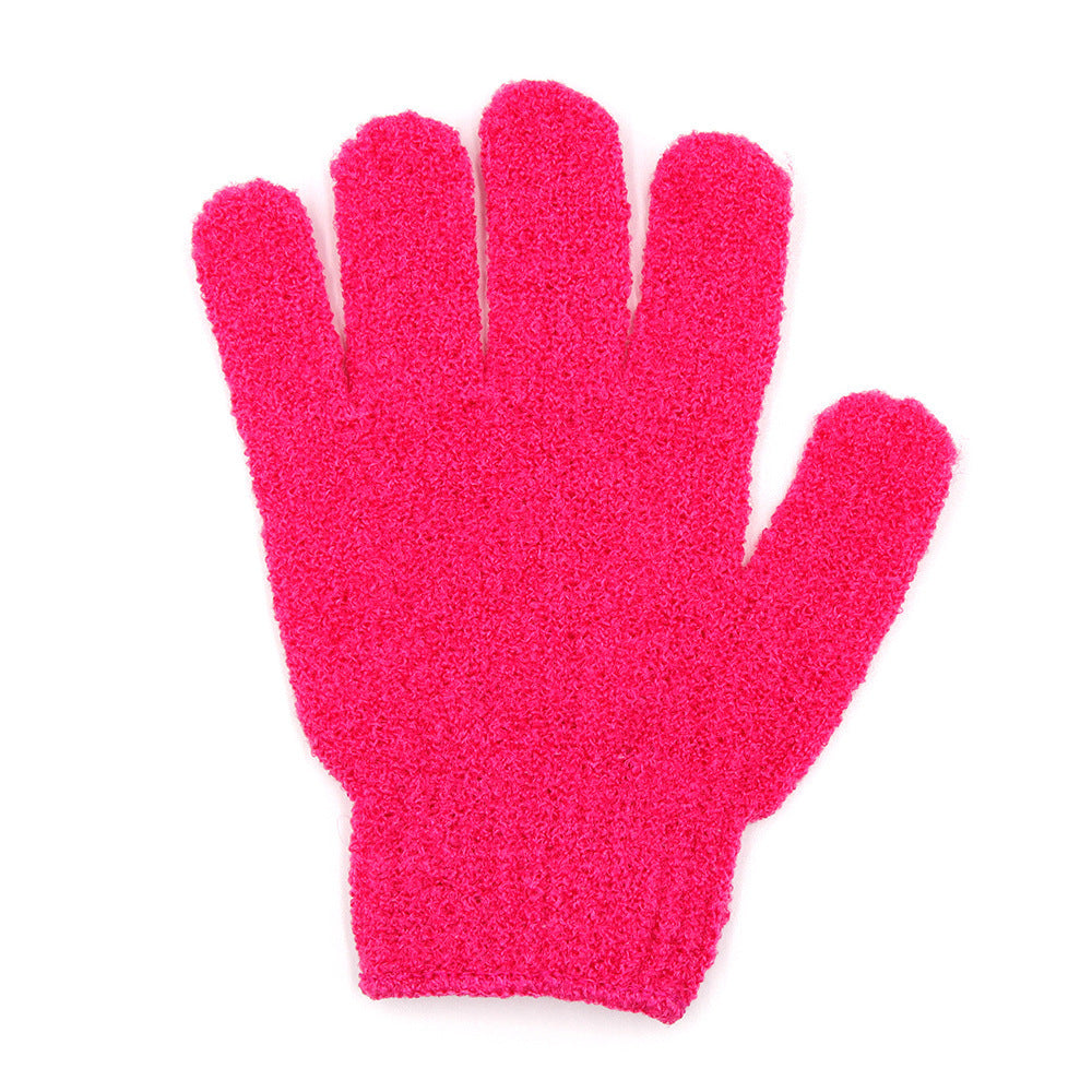 Bath towel gloves Candy color mud towel Bathroom glove bath towel