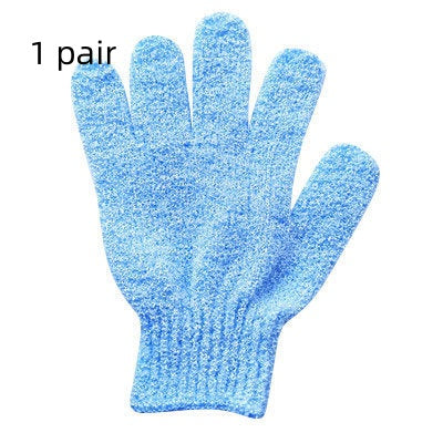 Bath towel gloves Candy color mud towel Bathroom glove bath towel