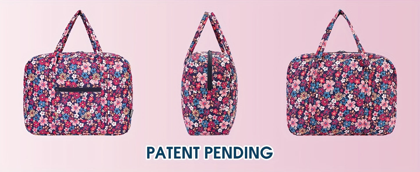 Travel Duffel Bags For Women And Girls Waterproof Gym Bag Laptop Carry-On Luggage Weekend Travel Organizer 25L