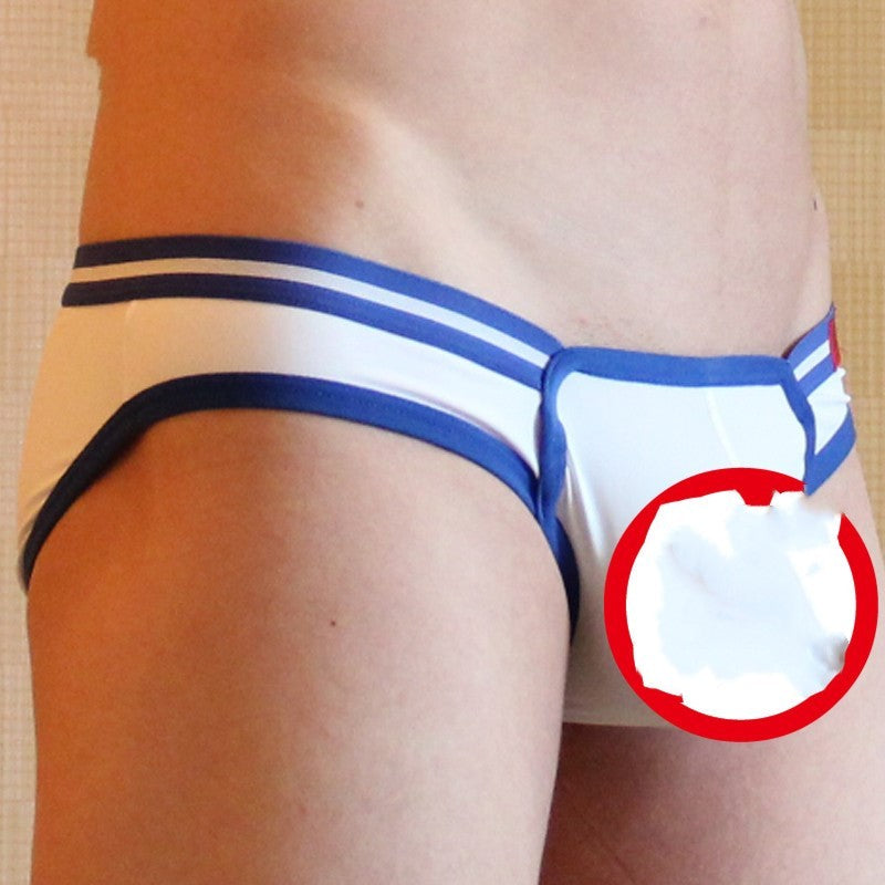 Men's underwear ice silk low waist thin summer