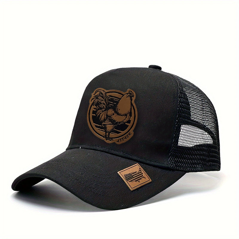 New fashion trend rooster pattern cap trucker hat hats snapback hats for men and women for summer baseball caps flat brimmed cap duck tongue cap travel daily sunscreen cap hats golf cubs party available outdoor sports