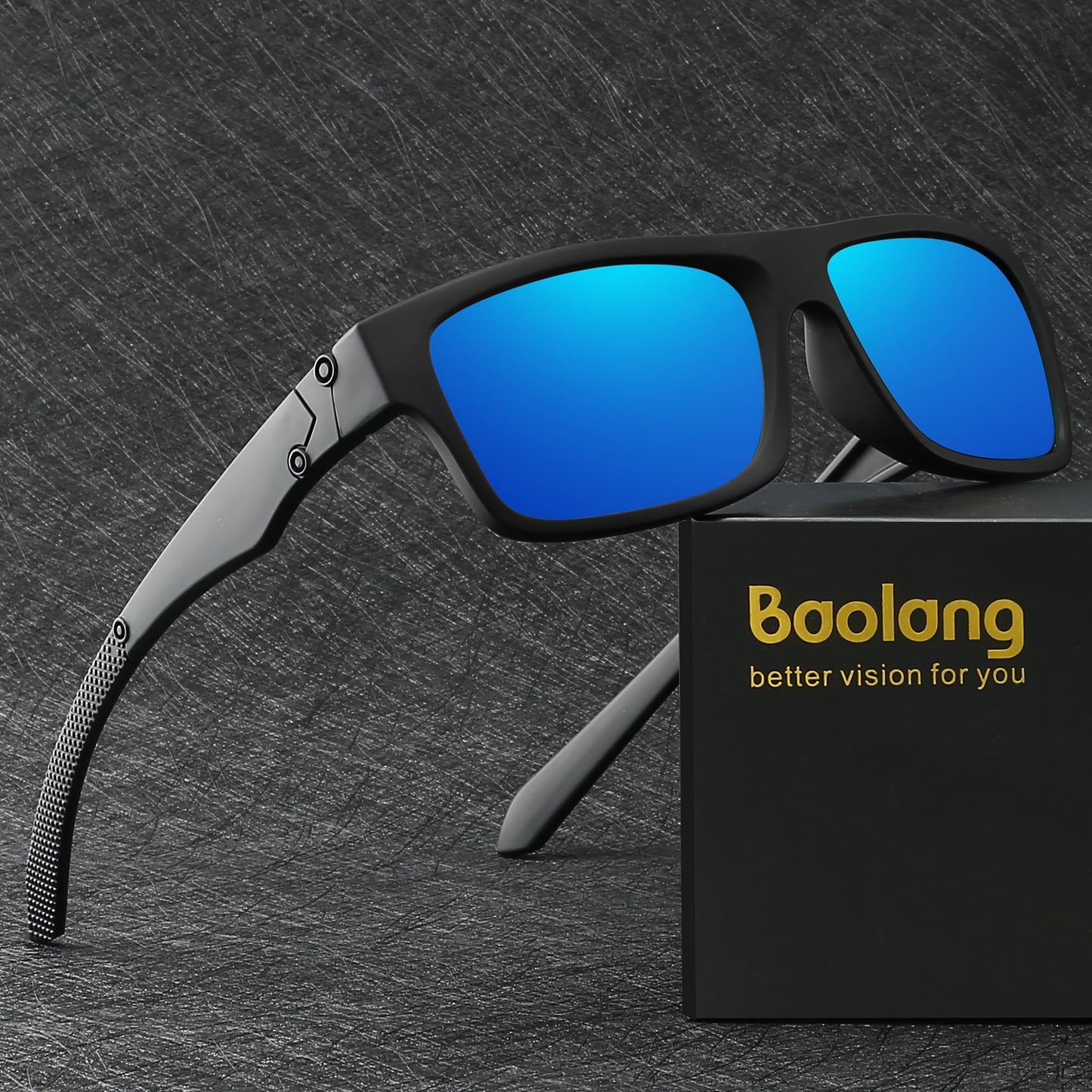 Baolang, Fantasy Exquisite Classic Square Polarized Sunglasses, For Men Women Casual Business Outdoor Sports Party Vacation Travel Driving Fishing Supply Photo Prop, Ideal Choice For Gift