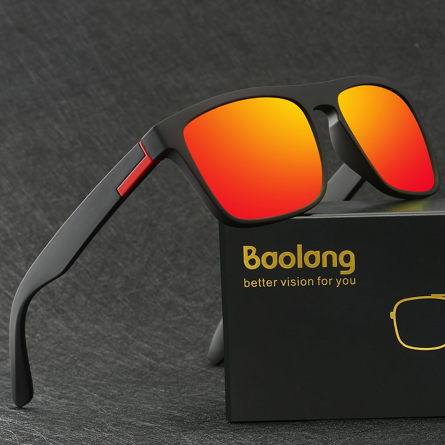 Baolang Elite - Premium Square Polarized Sunglasses with Cool Fantasy Design, Ideal for Men and Women, Casual, Business, Outdoor, Sports, Party, Vacation, Travel, Driving, Fishing, and Photo Prop - Perfect Gift Choice for Fri