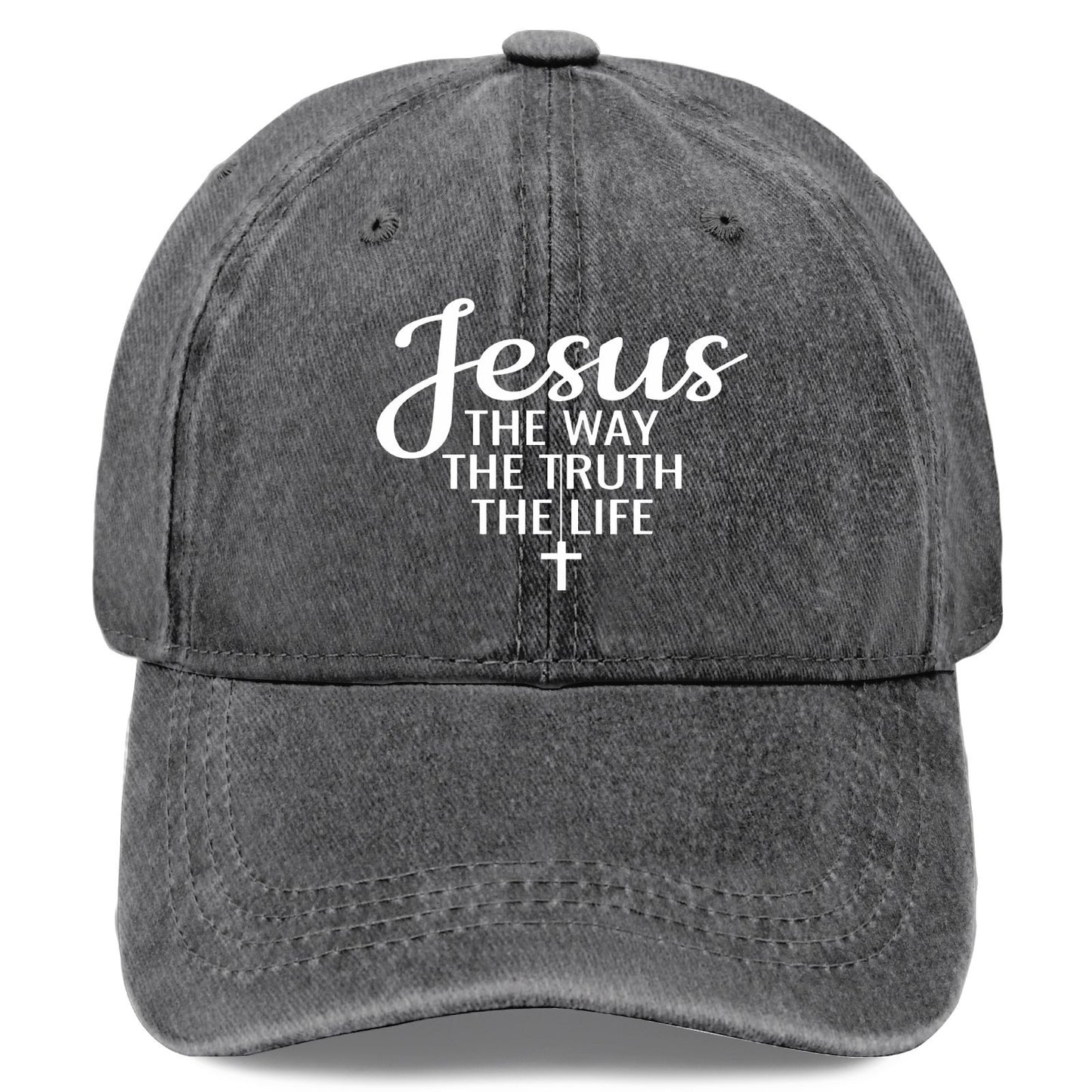 Jesuss The Ways The Life Hats Vintage Cotton Washed Baseball Caps Adjustable Dad Hat crazy funny