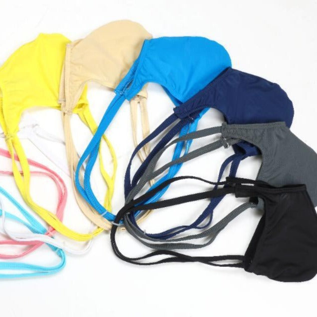 Men's Low Waist Ice Silk T-back