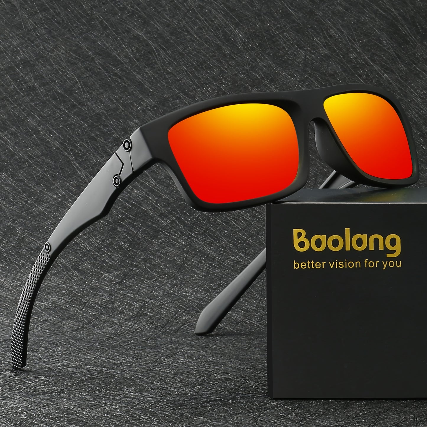 Baolang, Fantasy Exquisite Classic Square Polarized Sunglasses, For Men Women Casual Business Outdoor Sports Party Vacation Travel Driving Fishing Supply Photo Prop, Ideal Choice For Gift