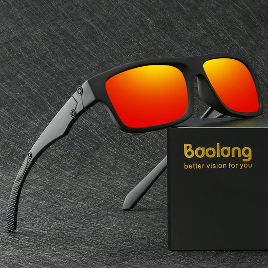 Baolang, Fantasy Exquisite Classic Square Polarized Sunglasses, For Men Women Casual Business Outdoor Sports Party Vacation Travel Driving Fishing Supply Photo Prop, Ideal Choice For Gift
