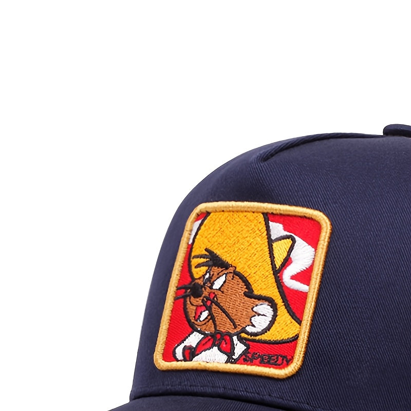 Hip-hop cartoon anime baseball caps, Men's and Women's outdoor summer mesh caps, American truck driver mesh caps, baseball caps