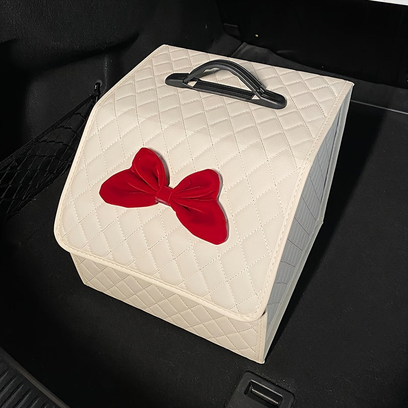 Cute Large Capacity Car Luggage Storage Box, Multifunctional Car Luggage Storage Box, Car Interior Accessories, Christmas Gifts, Birthday Gifts