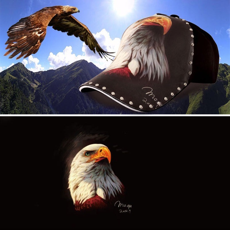 Eagle trucker hat, hats snapback,hats for men and women,for summer,baseball caps, flat brimmed cap duck tongue cap, travel, daily sunscreen cap, hats golf cubs,party available