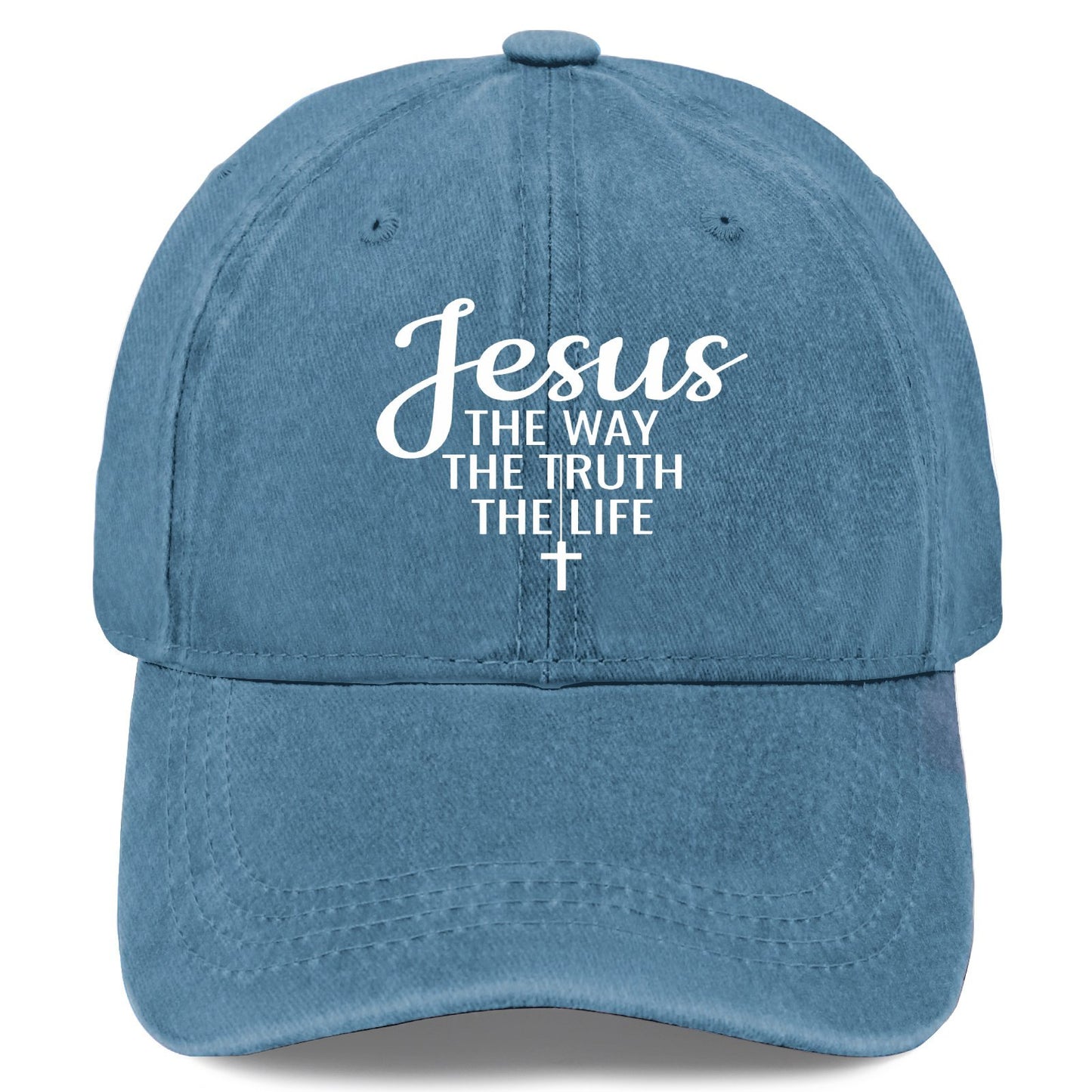 Jesuss The Ways The Life Hats Vintage Cotton Washed Baseball Caps Adjustable Dad Hat crazy funny