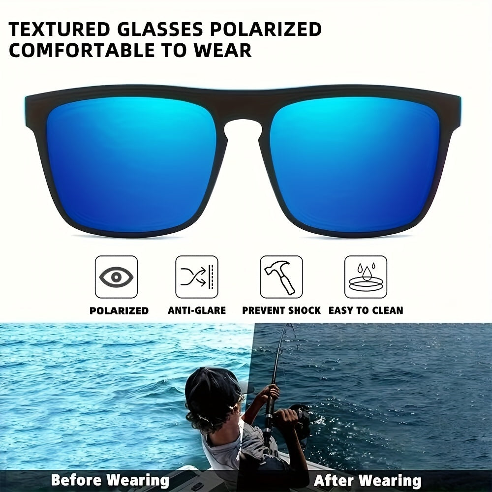 Baolang Elite - Premium Square Polarized Sunglasses with Cool Fantasy Design, Ideal for Men and Women, Casual, Business, Outdoor, Sports, Party, Vacation, Travel, Driving, Fishing, and Photo Prop - Perfect Gift Choice for Fri