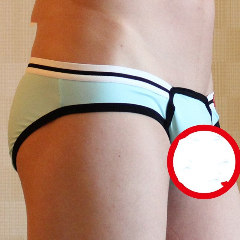 Men's underwear ice silk low waist thin summer