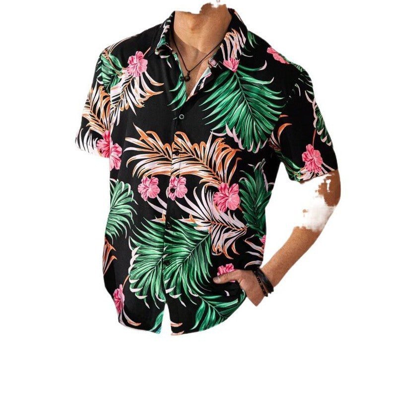 Men's Shirt 3D Printing Stitching Cartoon