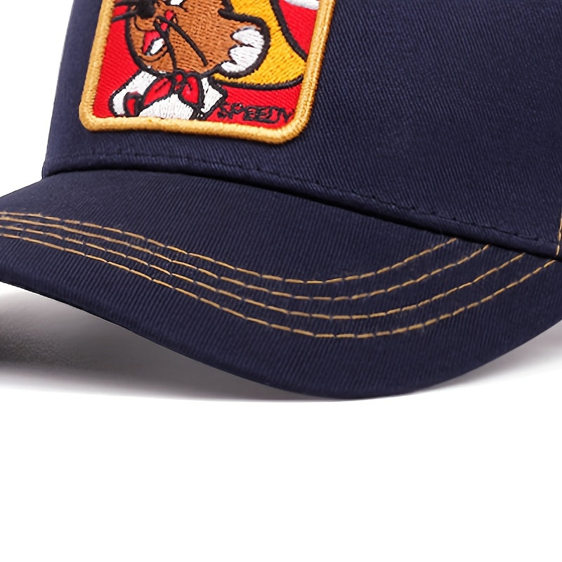 Hip-hop cartoon anime baseball caps, Men's and Women's outdoor summer mesh caps, American truck driver mesh caps, baseball caps