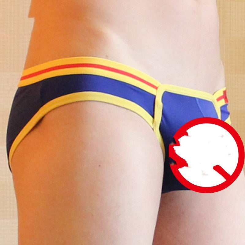 Men's underwear ice silk low waist thin summer